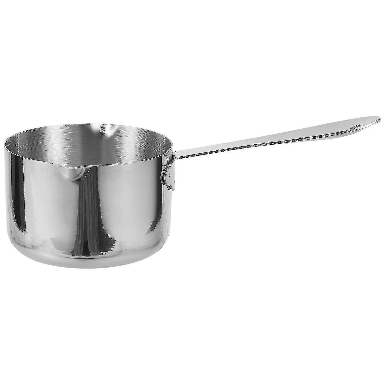 Compact Nonstick Stainless Milk Pan