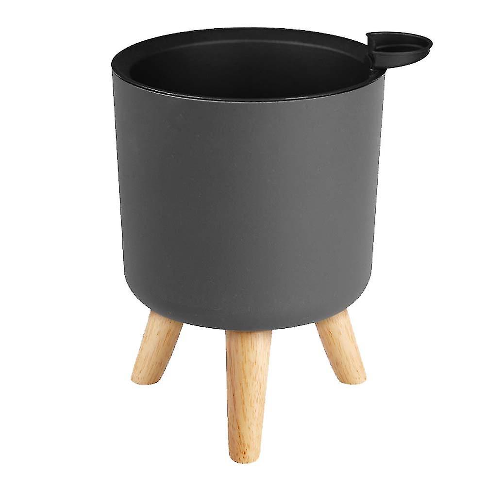 وعاء نبات الري الذاتي ، وعاء نبات مزدوج الطبقة للداخلية في الهواء الطلق ، وعاء نبات مع حامل خشبي ، وعاء زهور مع وعاء حضانة