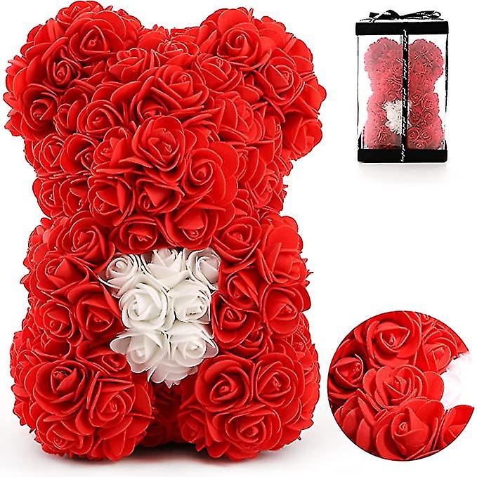 Day , Red Artificial With 40cm Clear Box