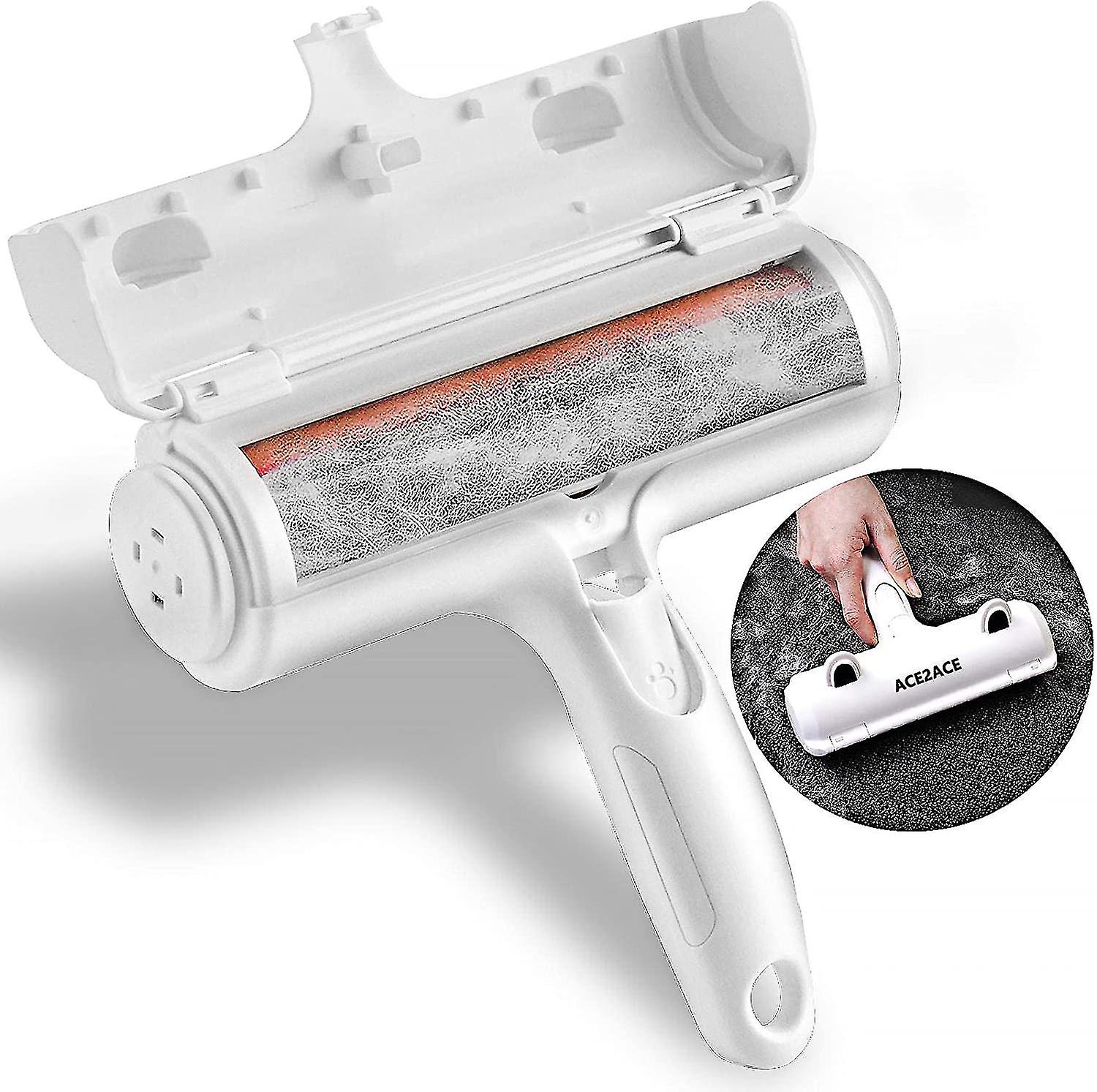 מברשת שיער חתול חתול לחיות מחמד, מברשת איסוף שיער, מברשת שיער קסם רב שימוש חוזר, רולר שיער לחיות מחמד, אפילטור (בגדים / ספה / מכונית / מיטה / מחצלת), אדום