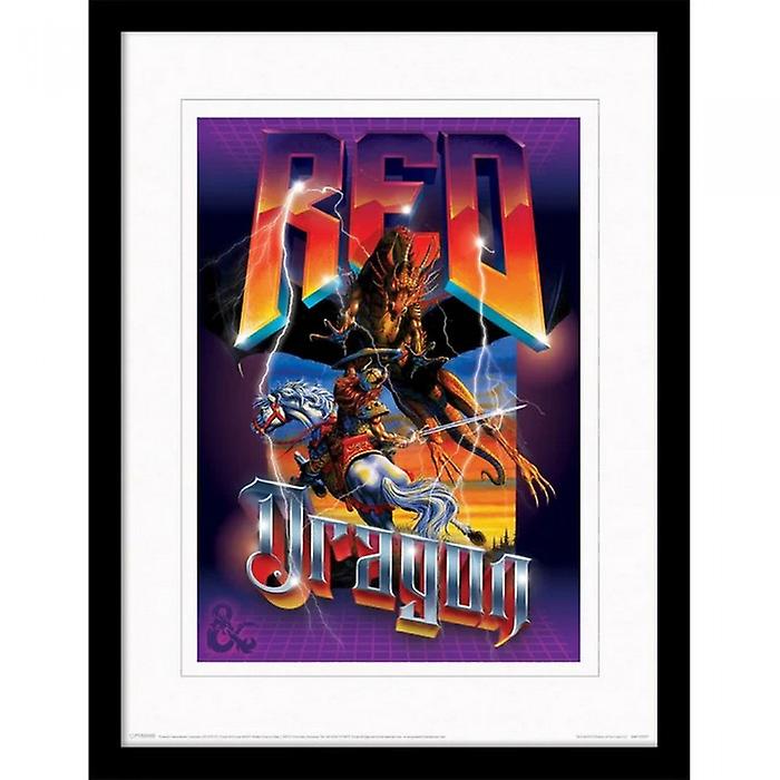 Dungeons & Dragons Red Dragon Framed Poster
