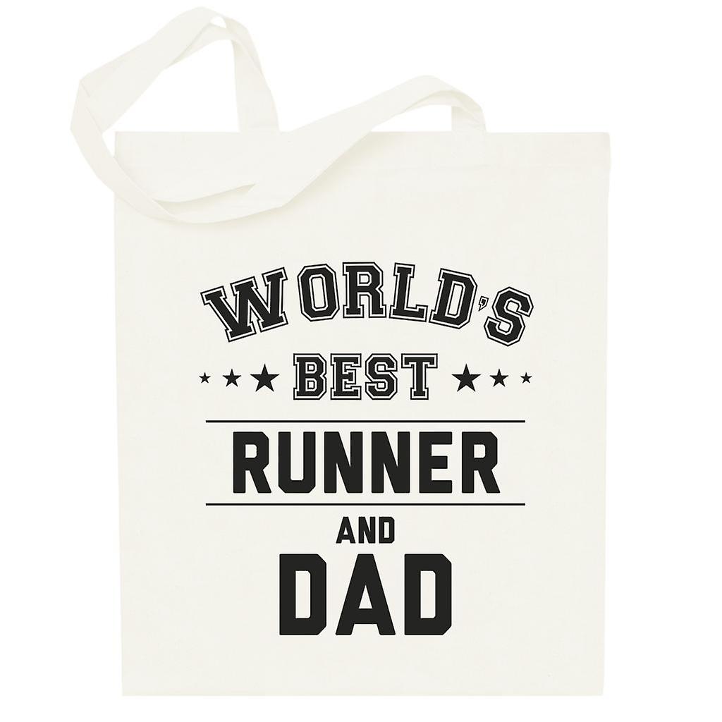 Worlds Best Runner And Dad Totebag