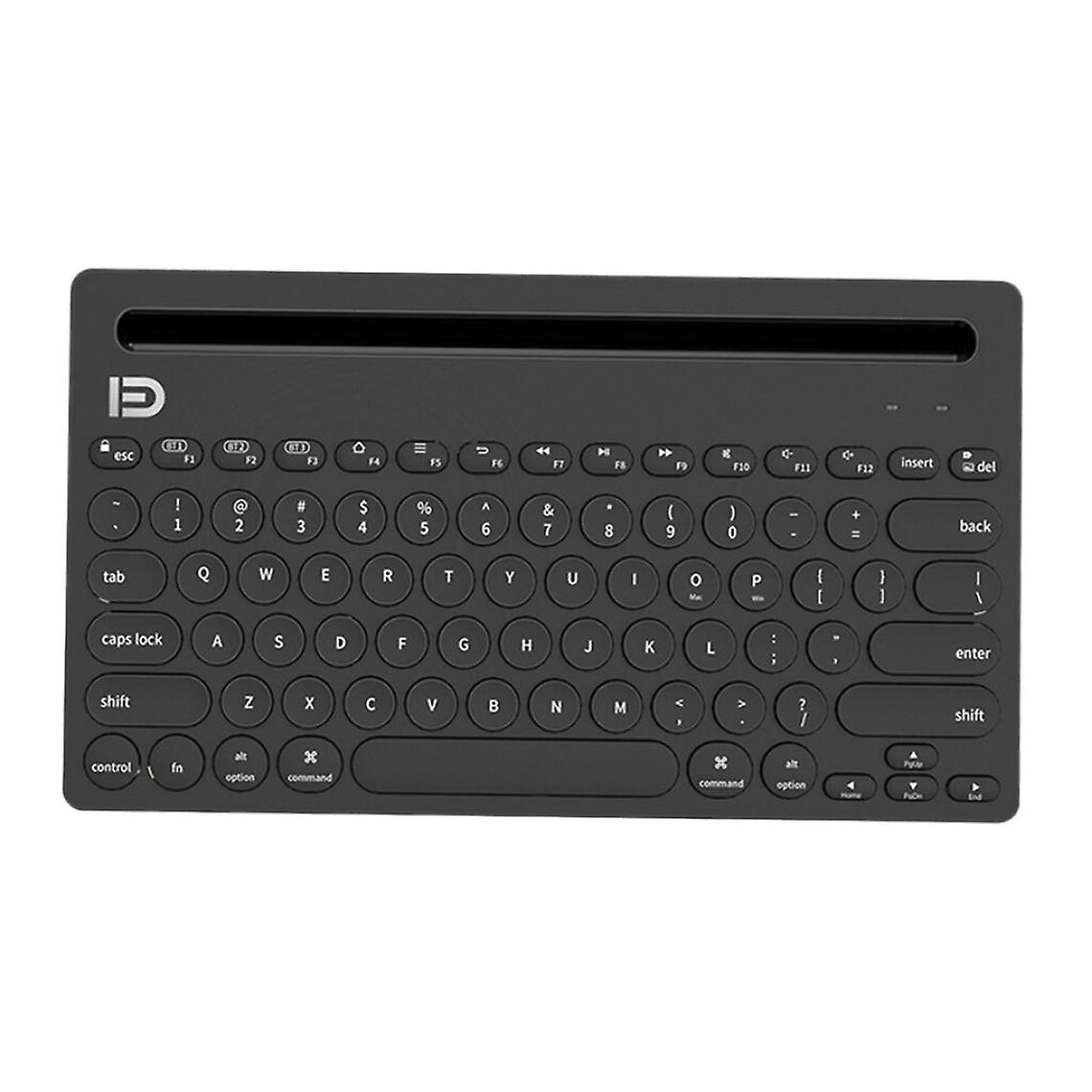 Portable, Multi-device, Bluetooth, Wireless, Keyboard, Mini, 76 Keys, Ipad, Apple, Phone, Laptop, Ios | Keyboard (black)