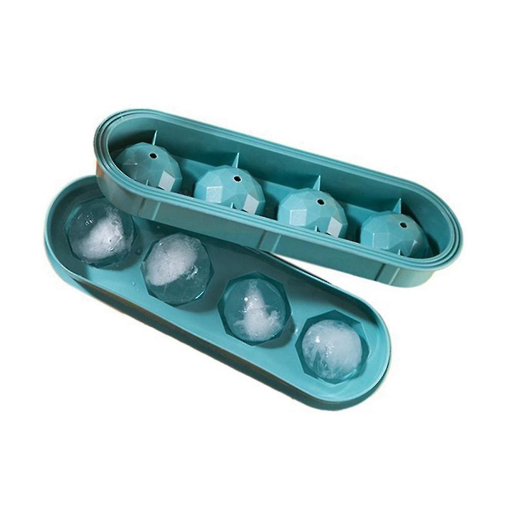 Round Ice-cube Tray, Reusable Easy-to-release Ice Ball Mold Tray For Whiskey, Cocktails Ice Ball Ma