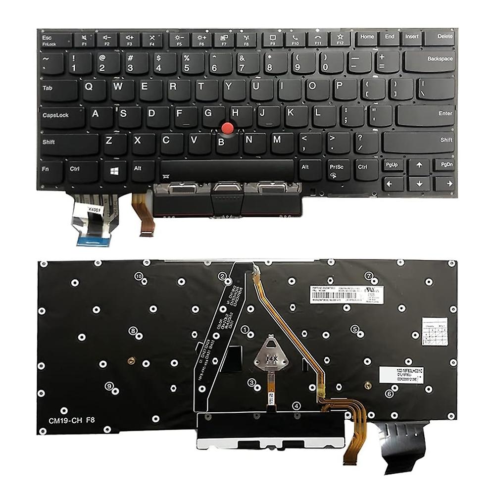 US Laptop Keyboard For Lenovo X1C 2019