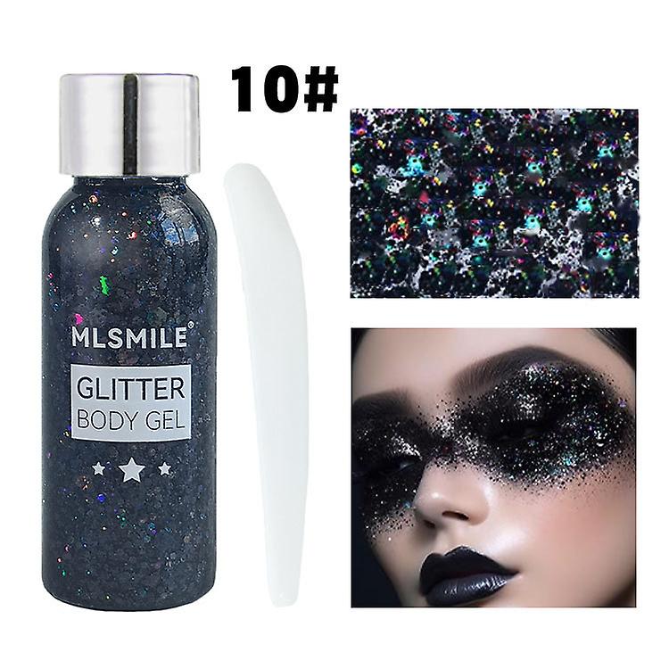 Glitter Eyeshadow Sequins Gel Body Face Performance Stage Mermaid Scale Manicure Polarized Sequins