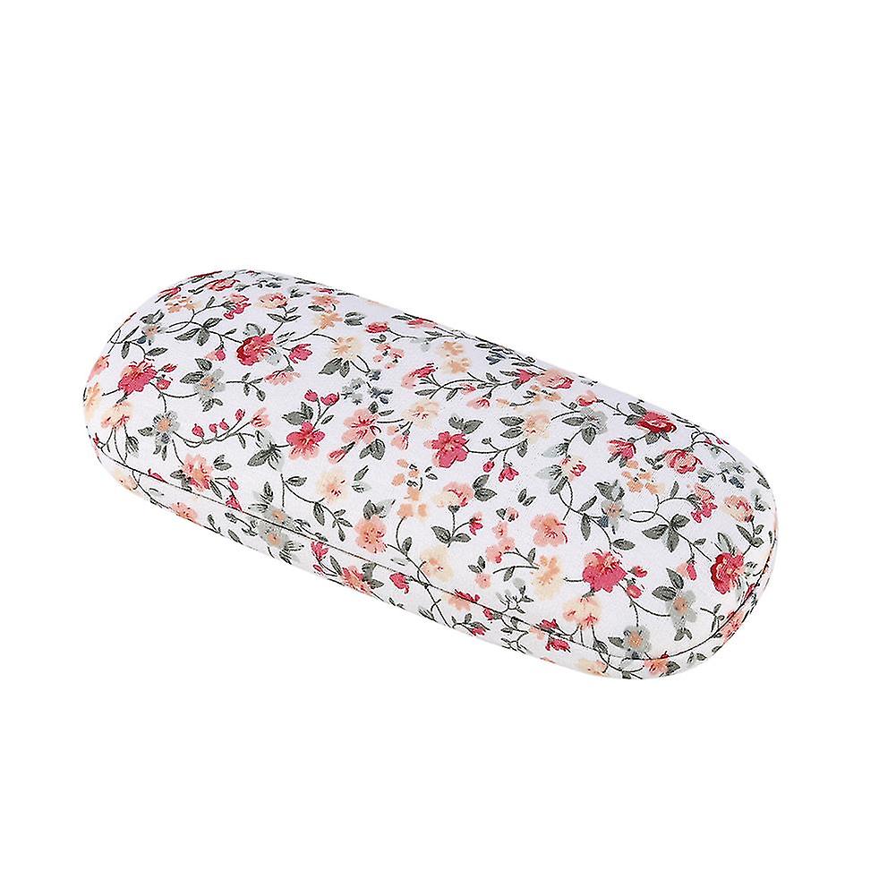 Floral Pattern Portable Sunglasses Case, Hard Protective Sunglasses Case