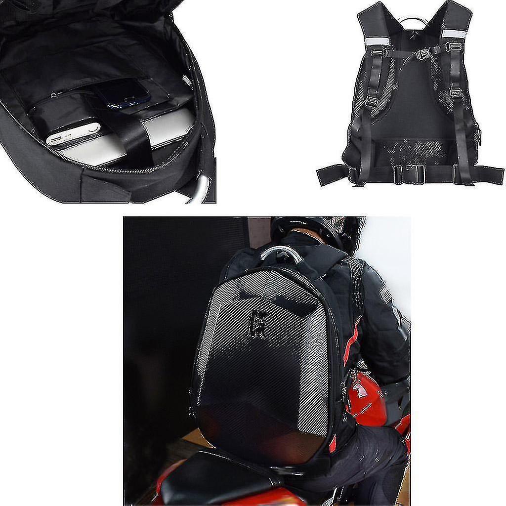 Motorcycle Backpack Motorsports Track Riding Back Pack Waterproof Hard Shell Case Laptop Storage Bag No Drag