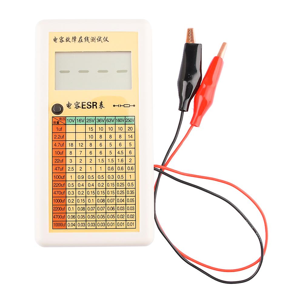 Tzt Lcd Digital Capacitor Esr Tester Internal Resistance Meter Test In Circuit