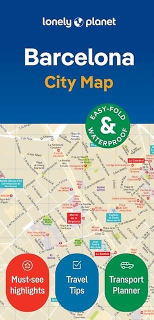 Lonely Planet Barcelona City Map by Lonely Planet Paperback Book