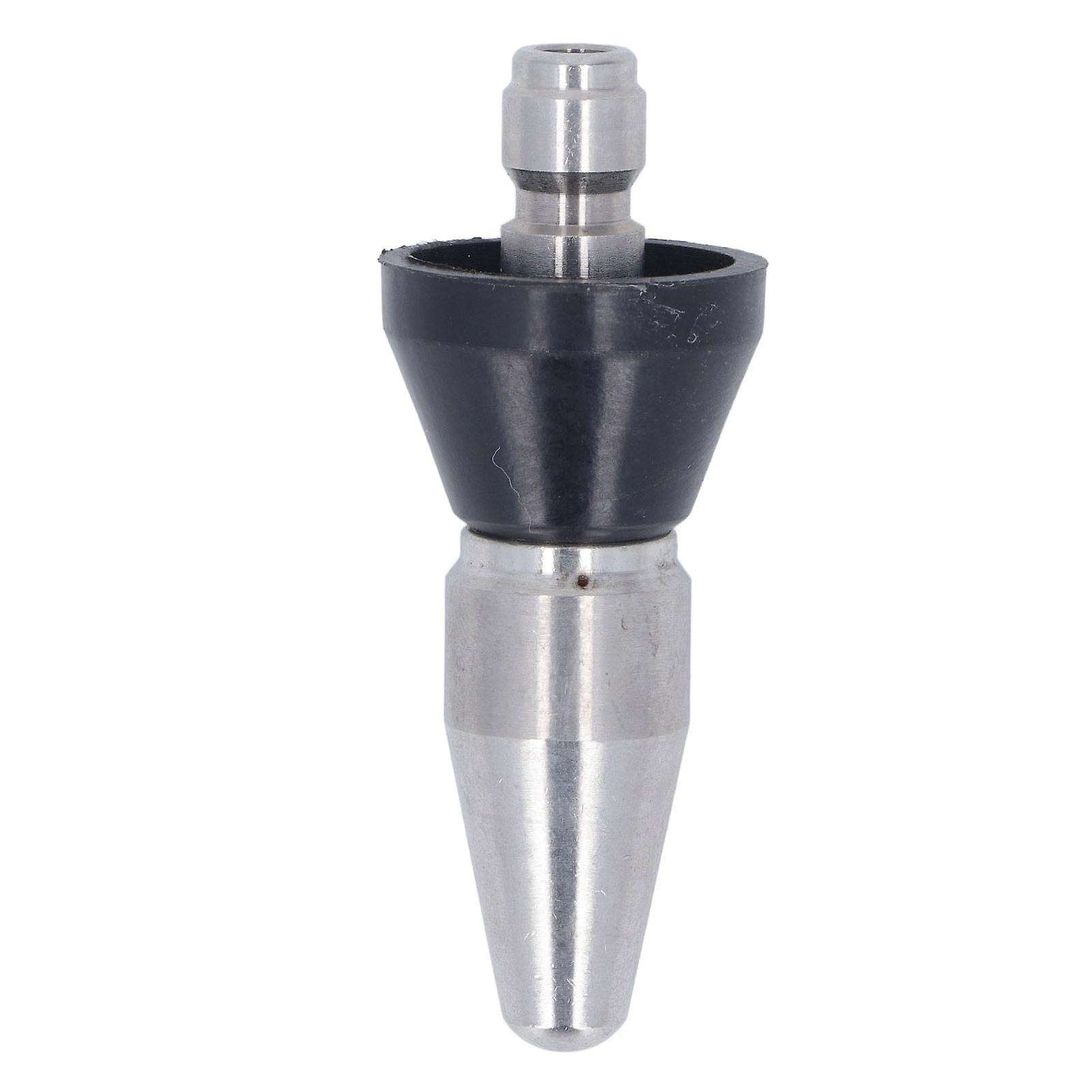 Qukaim Turbo Nozzle Replacement Pressure Washer Turbo Nozzle, Pointed Turbo Nozzle Replacement, 5000 PSI Mini Compact Stainless Steel, 1/4in NPT,