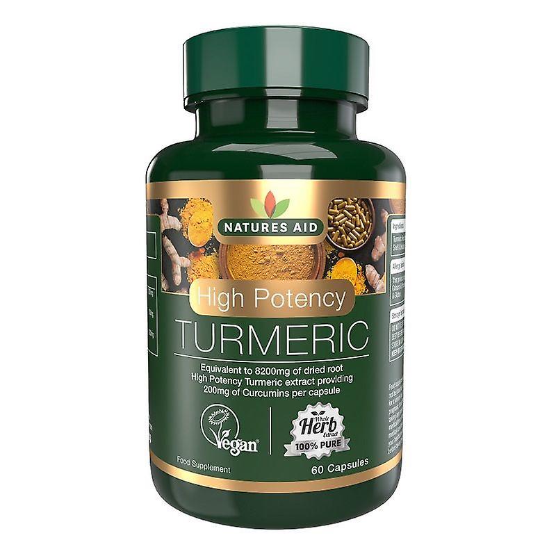 Nature's Aid Turmeric 8200mg Capsules 60 (144720)