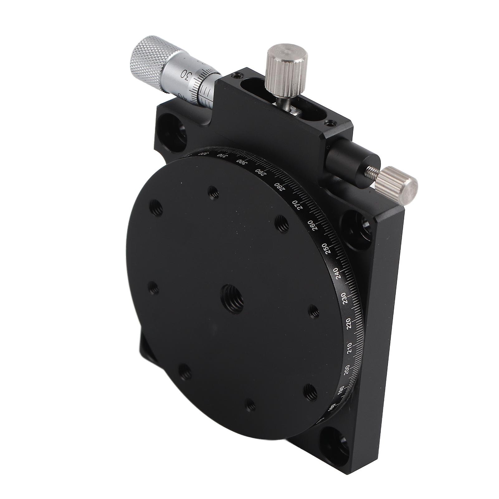 Manual Displacement Platform R Axes Rotating Linear Stage 360° Sliding Table 60mm RS60‑L