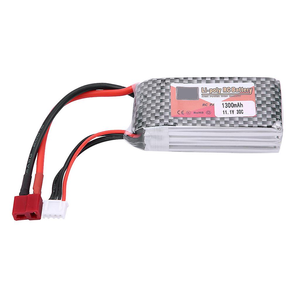 RC LiPo Battery,3S 11.1V 1300mAh 4500mAh 5500mAh Rechargeable LiPo Battery with T Plug for RC Car, RC Airplane,Boat(11.1V 1300mAh 30C)