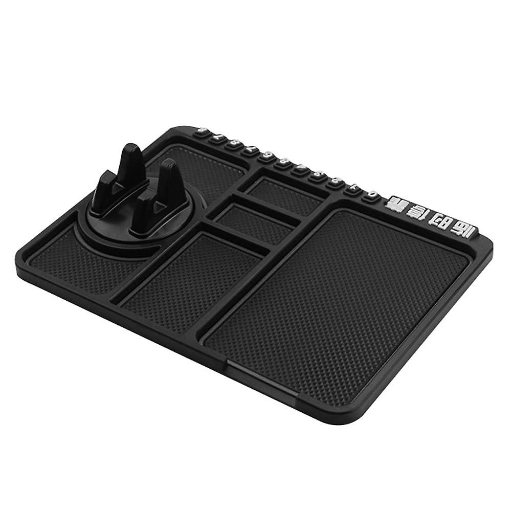 Multifunctional Automobile Car Dashboard Mat Keys Cell Phone Stand Holder Pad