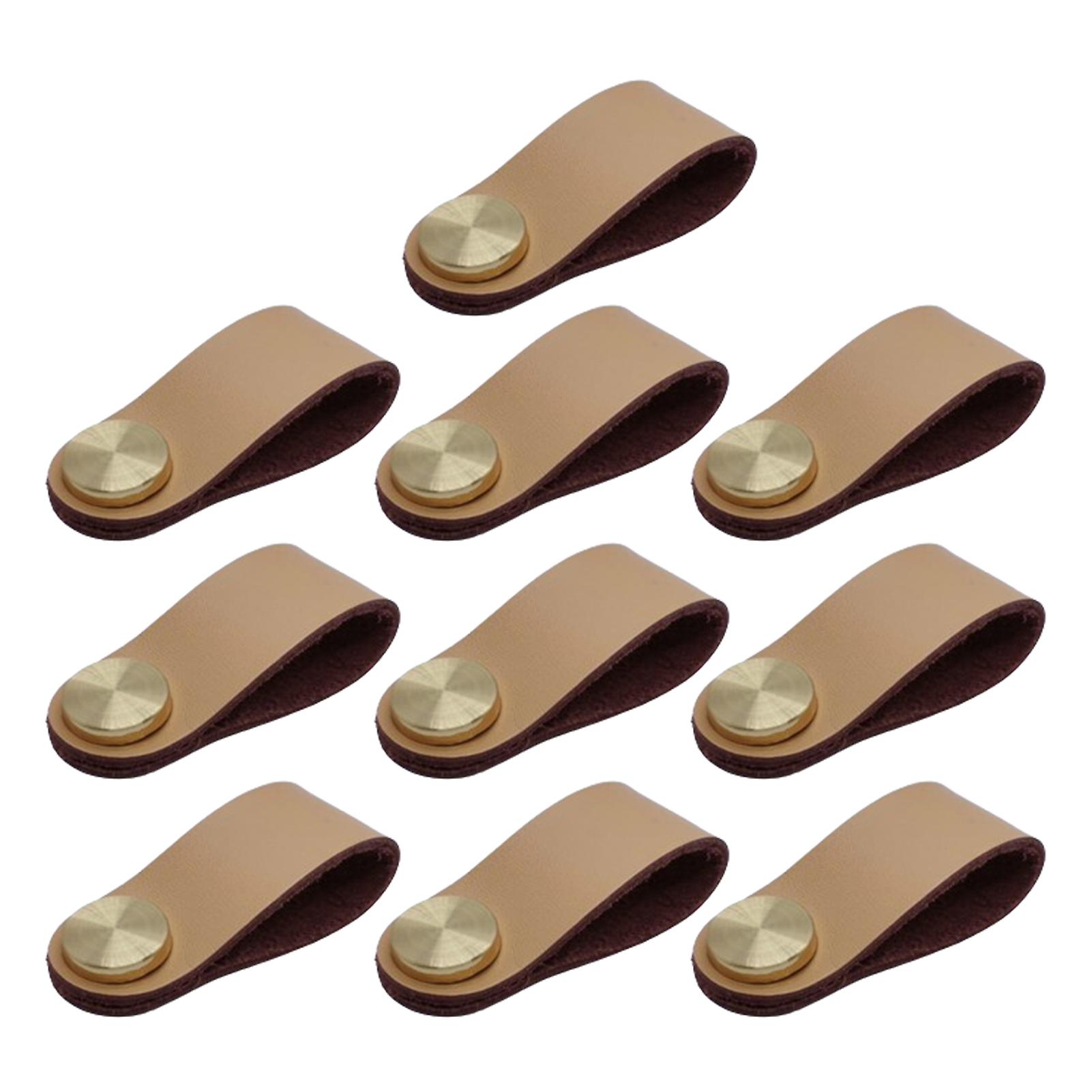 Children's Room Leather Pulls Soft Easy Install Handle Pulls For Door