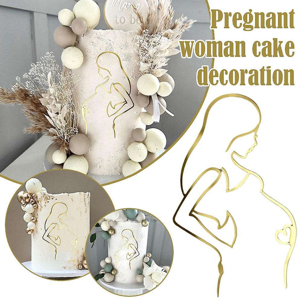 As Shown Pregnancy Cake Decoration For Expectant Mothers Birthday Decoration