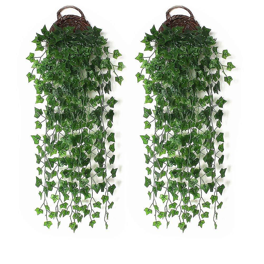 2Pcs Artificial Ivy Hanging Vine Plants Hanging Vine String Plant