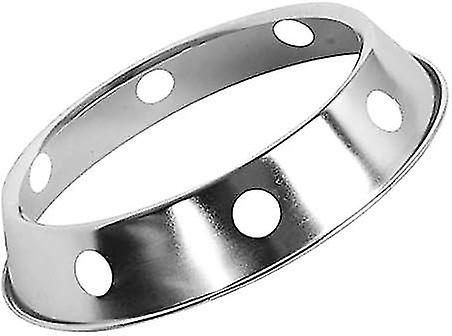 8 1/4-inch Wok Ring, Plated Steel Construction, Reversible Size, Wok Rack