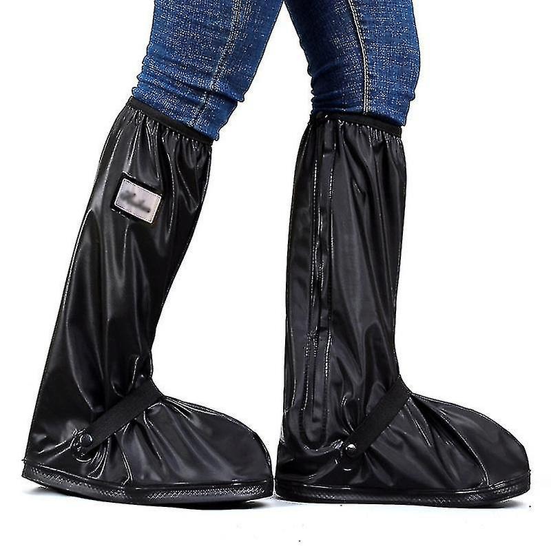 Waterproof Boot Covers Non-slip High Tube Rainproof Shoe Cover For Riding Universal Outdoor Gears Wi