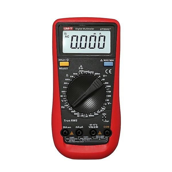 Digital True Rms Multimeter Multimetro Tester With Test Lead Cable