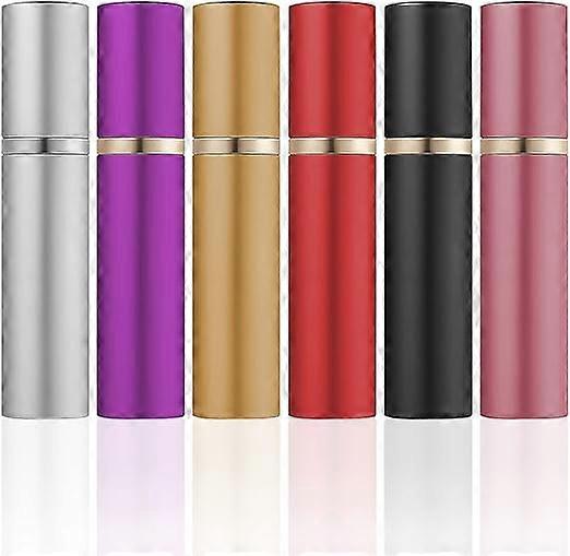 Six 10ML perfume atomizer bottles, mini travel perfume atomizer, refi