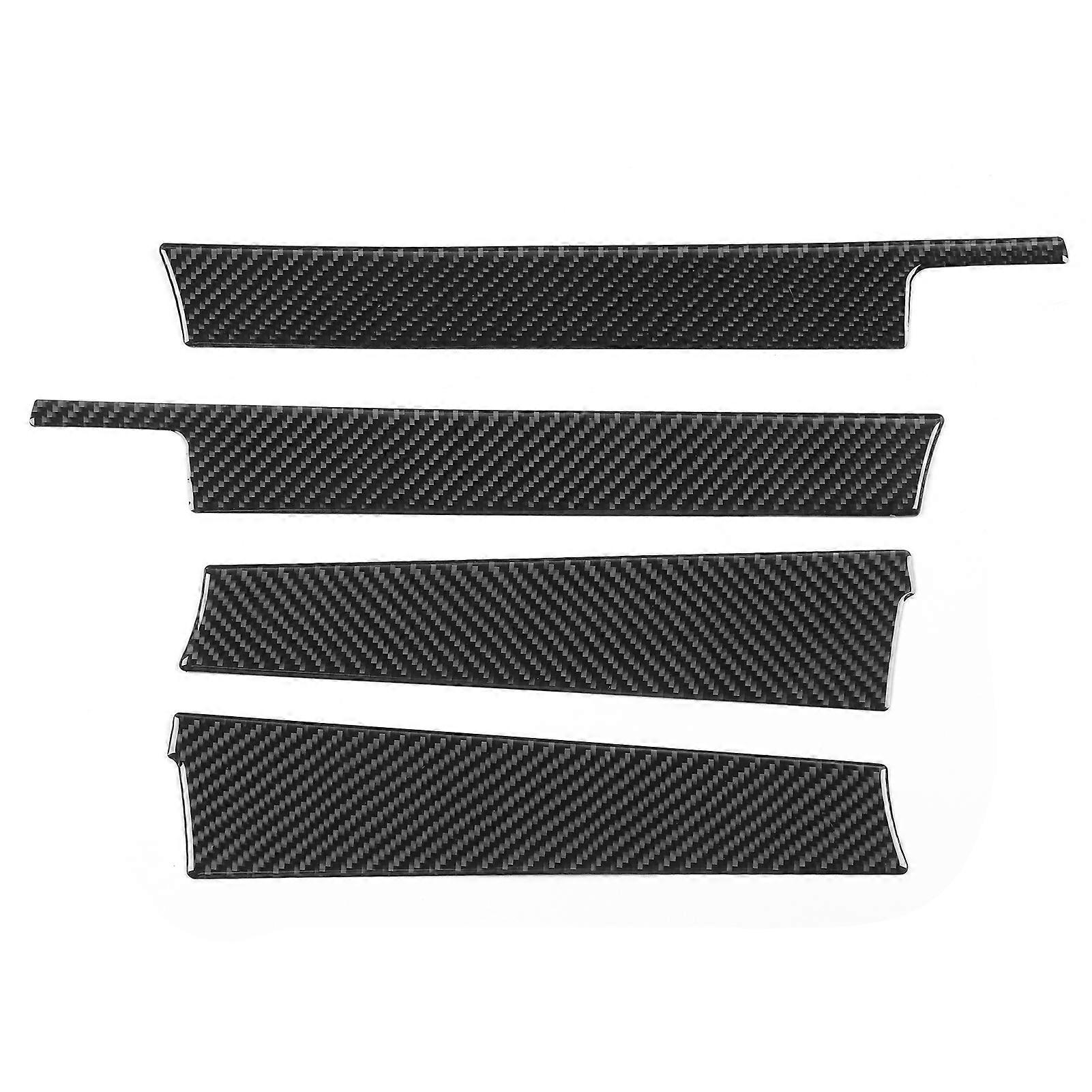 Car Window Inner Panel Sticker Cover Carbon Fiber Car Modification Fit for RAV4 2015~2019 E2U911