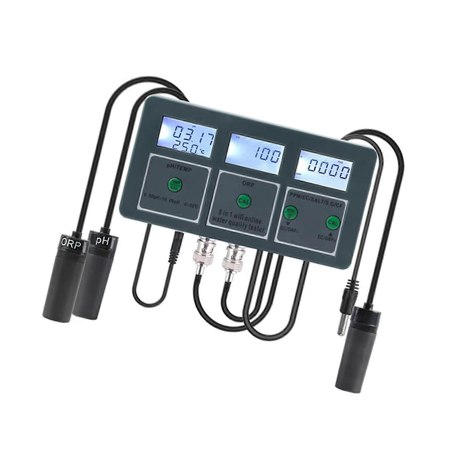 Smartphone App Water Quality Tester Wall Mount SPA Centers Aquarium Test Kit