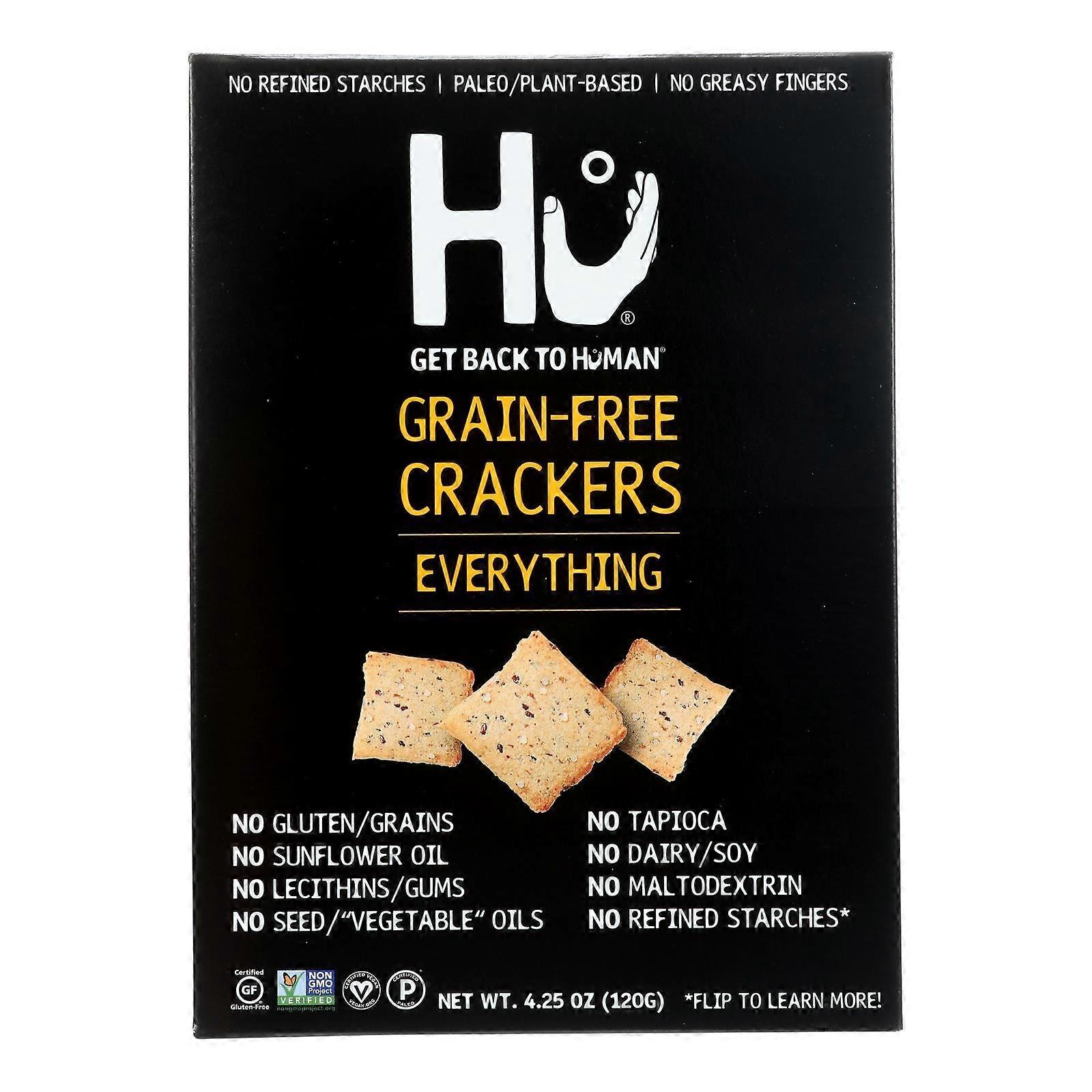 Hu - Crackers Everything Grnfr - Doos Van 6-4.25 Oz