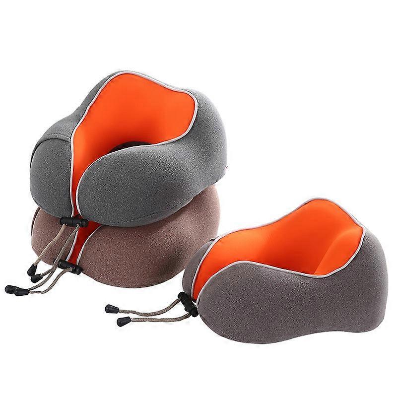 Soft Comfortable Travel Pillow Memory Foam Ice Silk U-shaped Office Afternoon Nap Pillow