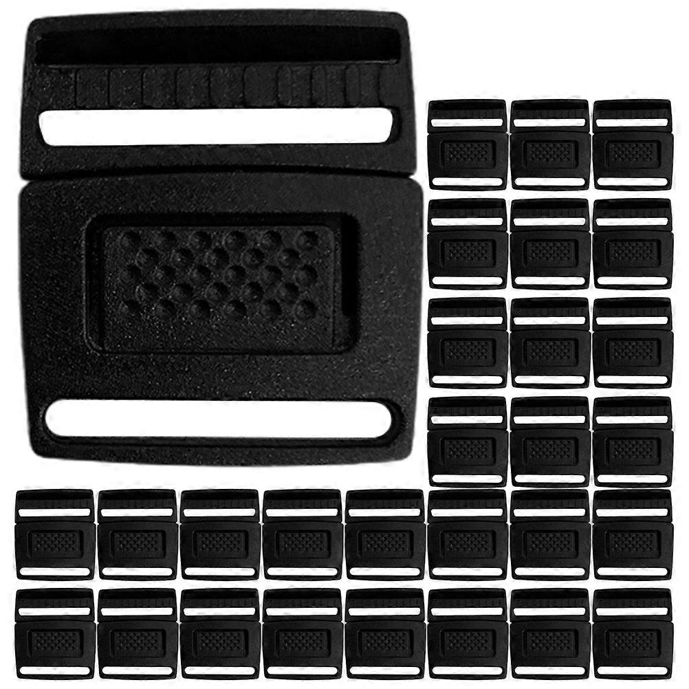 100Pcs Hat Center Release Buckles Detachable Plastic Buckles Strap Buckle Center Release Buckles