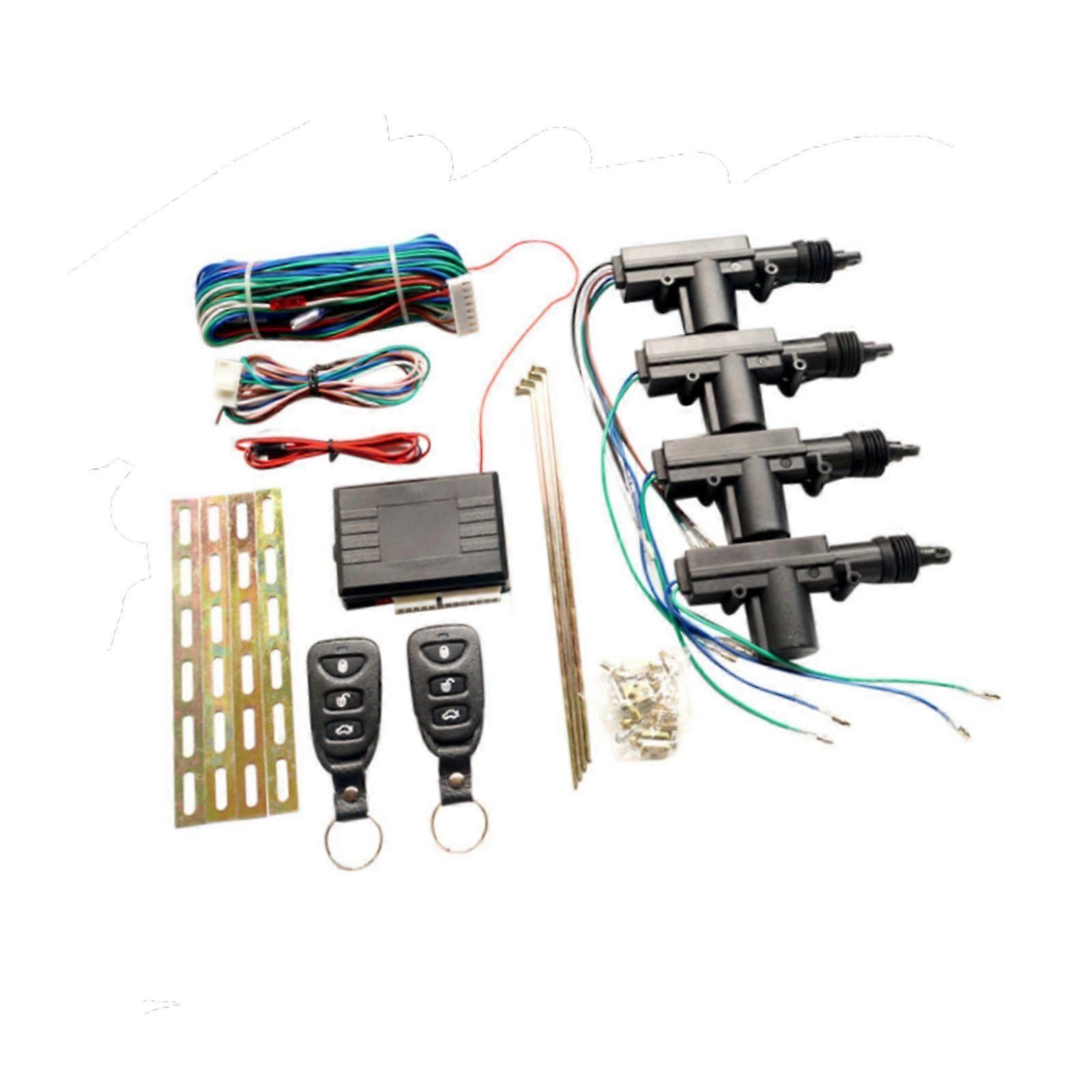 Car Door Lock 433MHz Door Lock Actuator Easy to Install Keyless Entry System T240 Remote