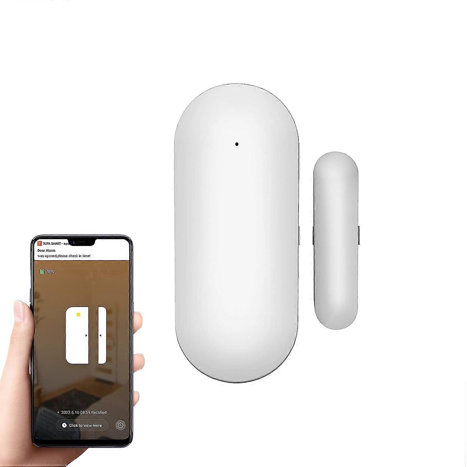 Wireless Home Alarm Kit, WiFi Door Window Sensor, Smart Door Status Detection, P -2