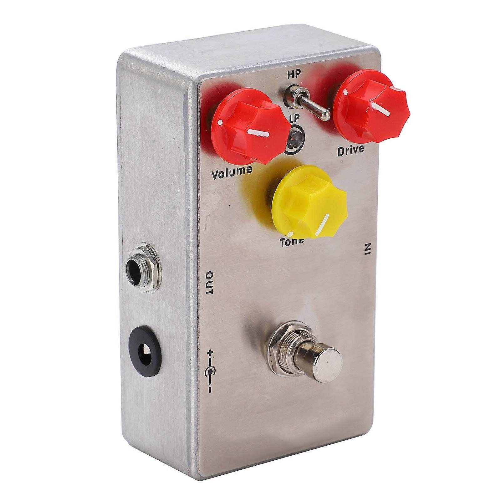 Guitar Effect Pedal Ultimate Drive Overdrive Adjustable True Bypass Instrument Accessory