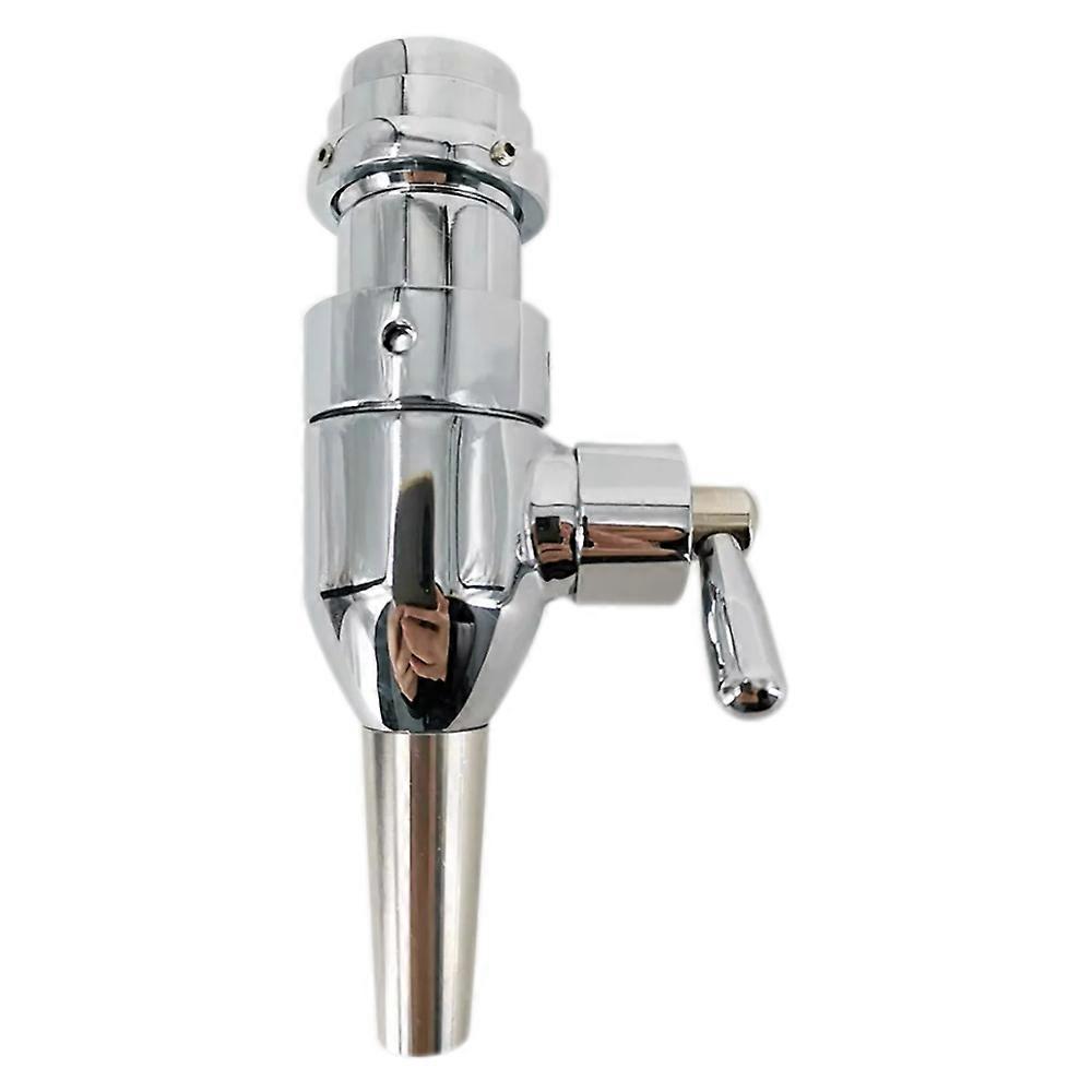 Filler Adapter, Filling Tap,Beer Valve Faucet Stainless Steel Tap Brewing Black Beer Adjustable Ta