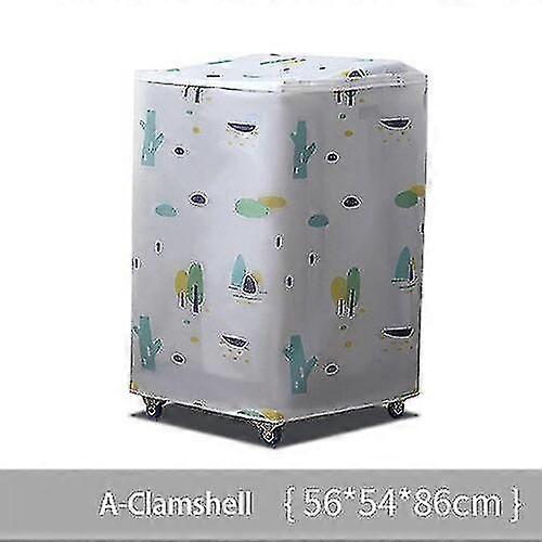 Folding Roller Automatic Washing Machine, 1 Piece, Full Coverage, Waterproof, Thick, Dustproof