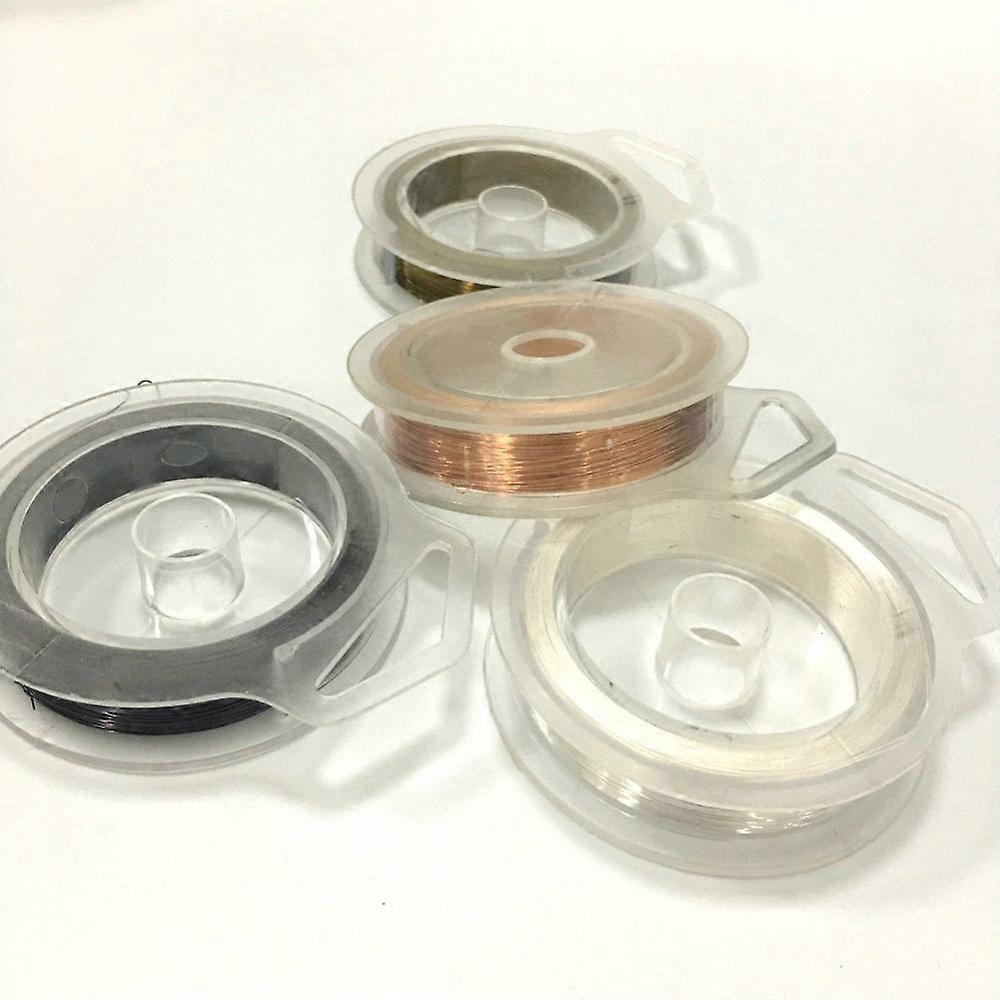 Round Craft Copper Wire Mixed Color 24 Gauge 0.5mm 30m/roll 1roll/color 5rolls/set