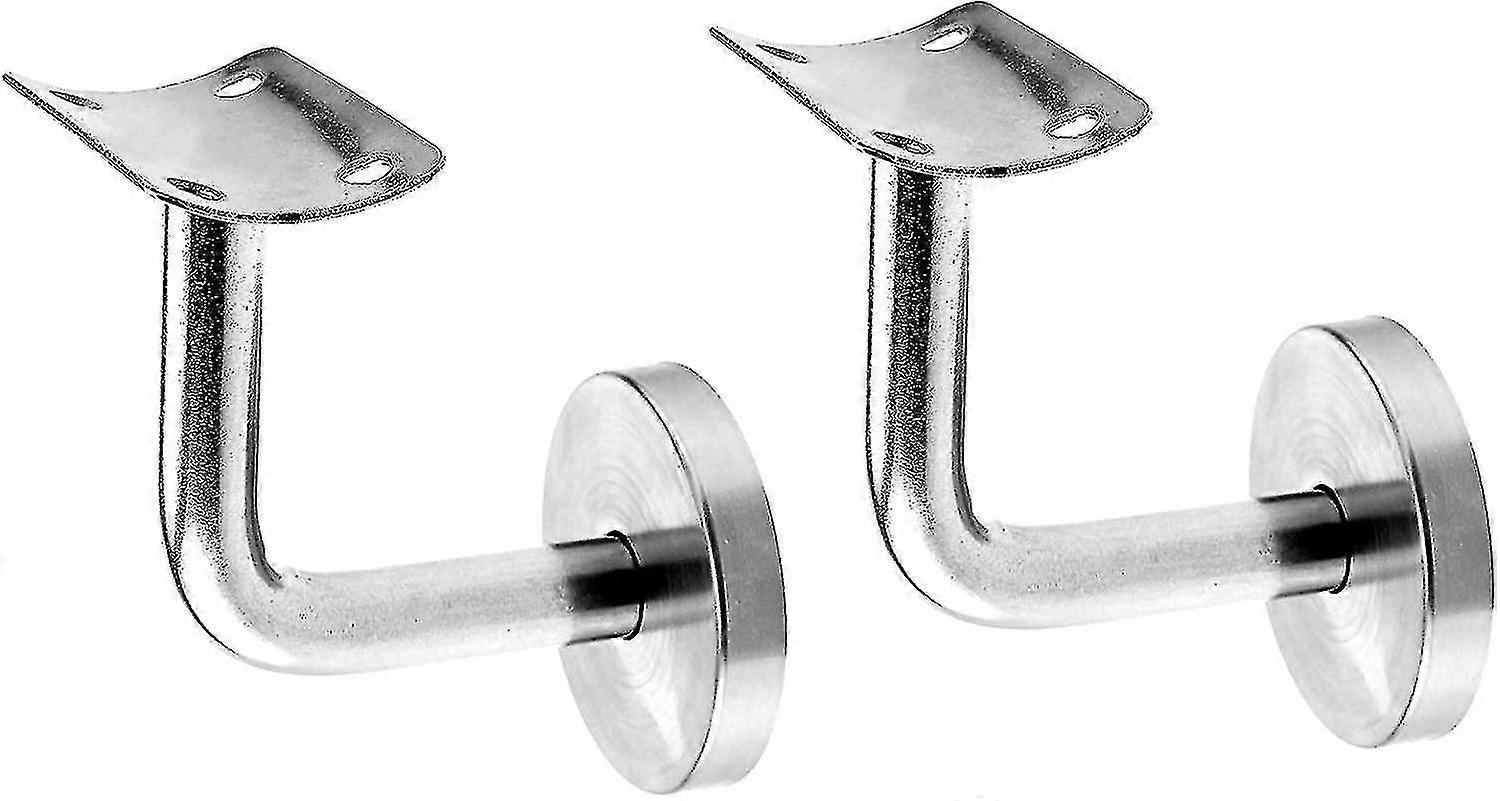 5 Pcs Handrail Support,handrail Bracket Black,handrail Holder Stainless Steel Wall Bracket Accessories