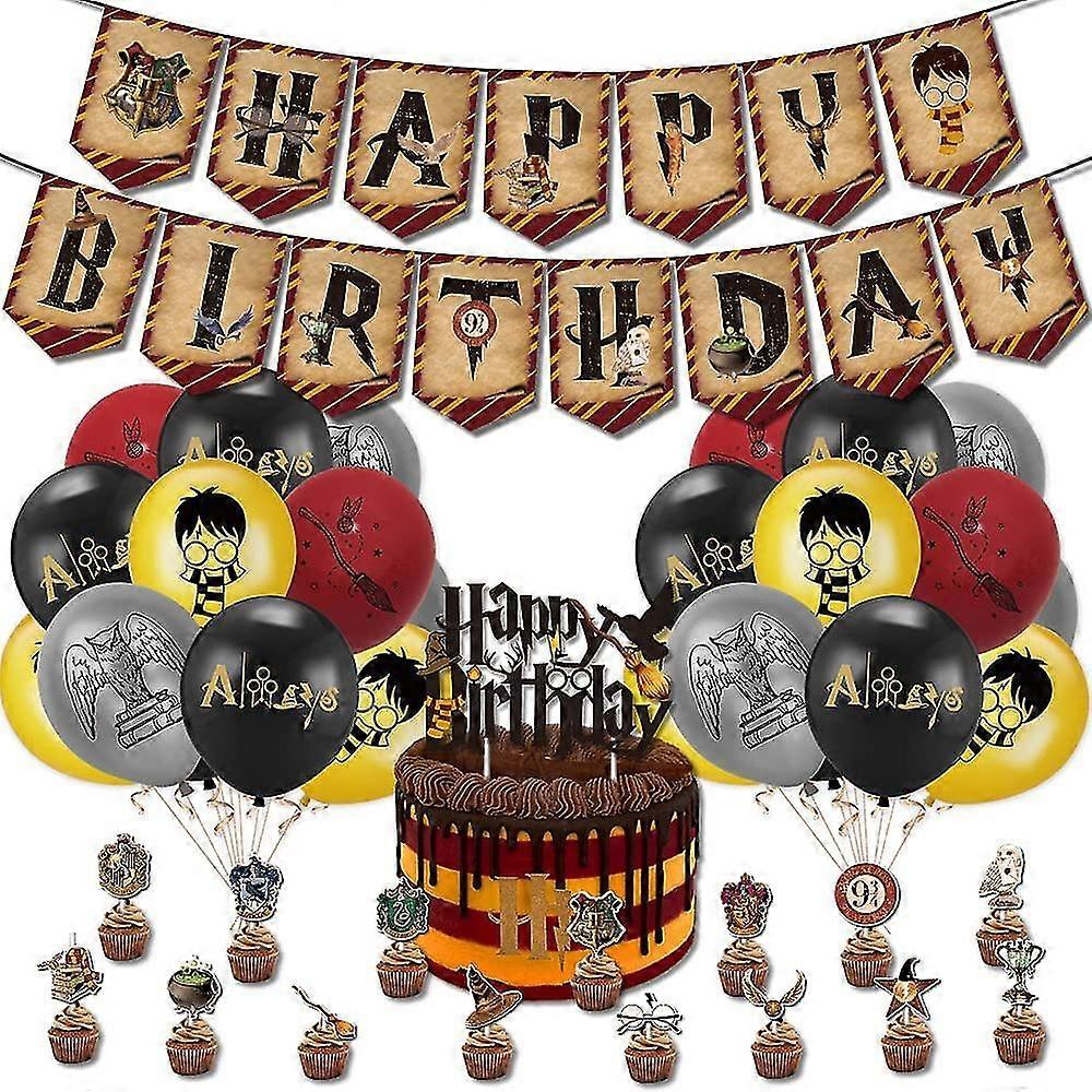 harry potter birthday decorations balloons set