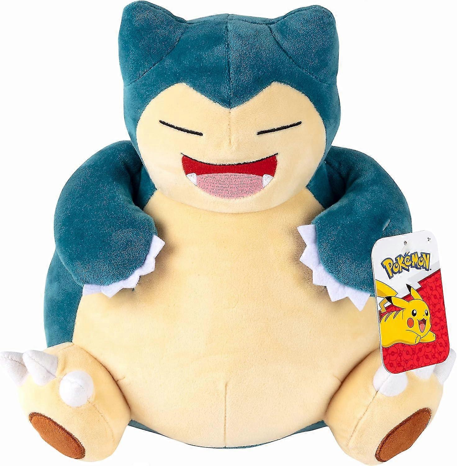 12" Large Snorlax Plush - Officially Licensed - Generation One - Quality & Soft Stuffed Animal Toy - Add Snorlax To Your Collection!
