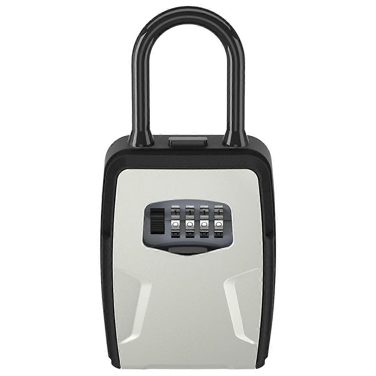 Key Safe Box Wall Mounted Key Lock Safe Box 4 Digit Combination Key Box Code Key Security Box Key Safe Storage Box