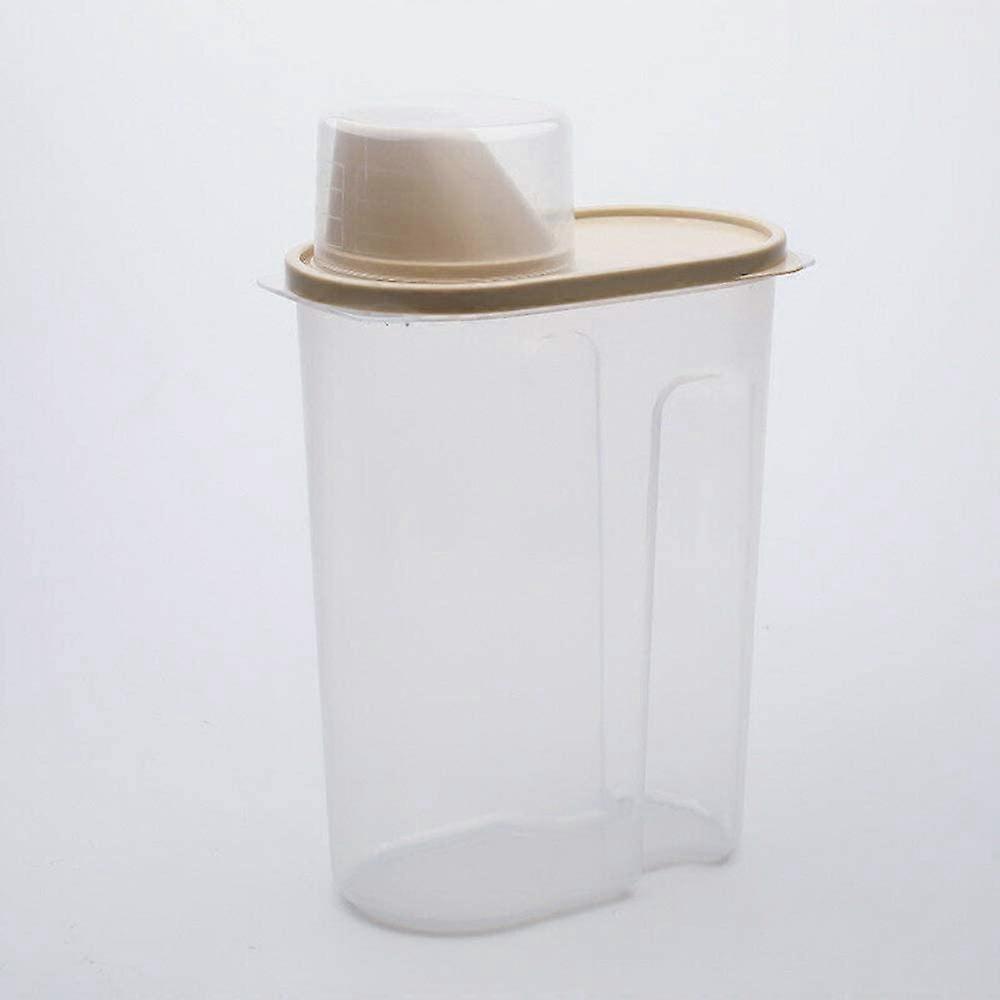 Kökslåda för flingor beige