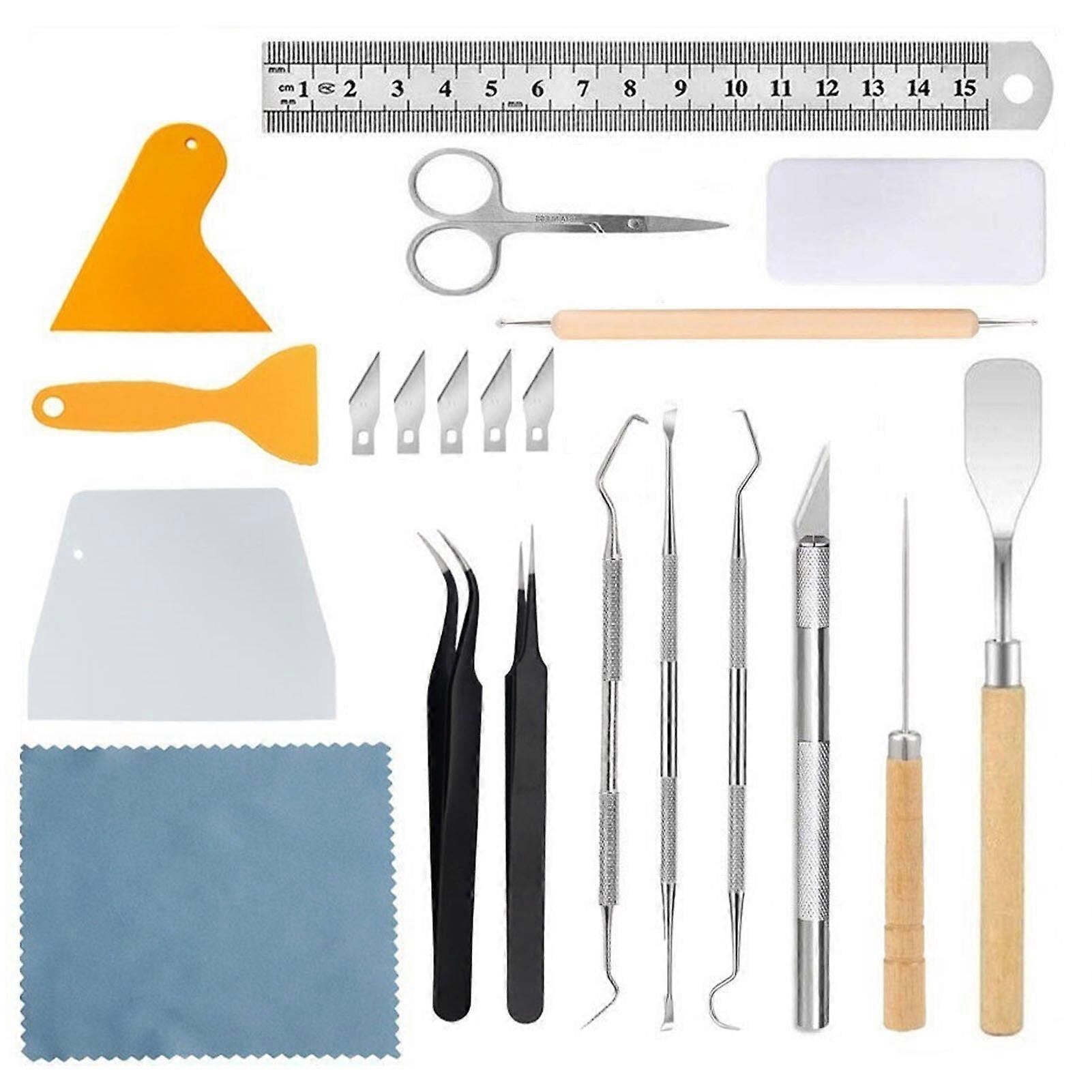 22pcs Craft Vinyl Tool Weeding Precision Diy Basic Set For Cricut Cameos Silhouttes Tools
