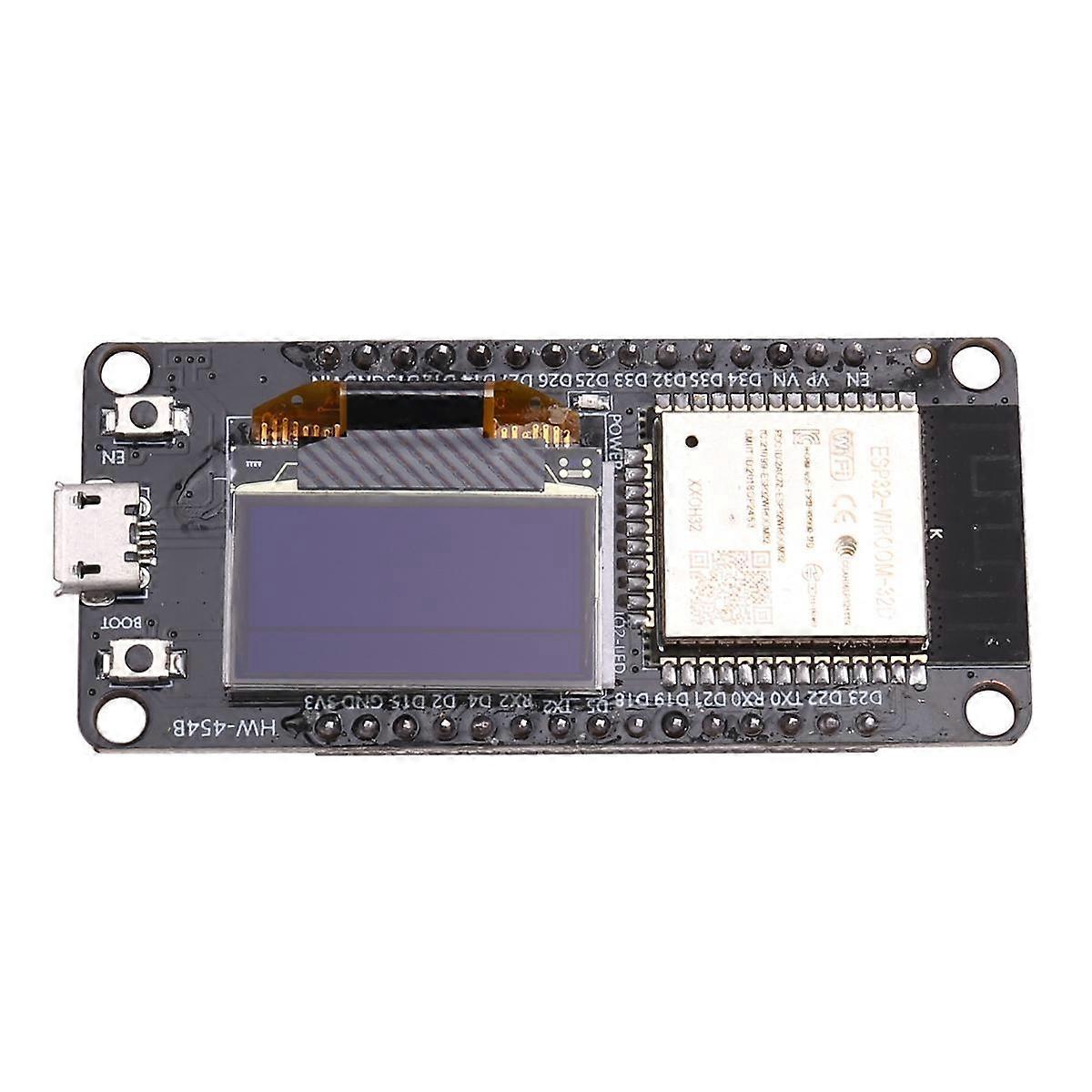 ESP32 ESP-WROOM-32 WIFI Development Board Module CH340 with 0.96 OLED Display for ESP32 OLED Micro-USB