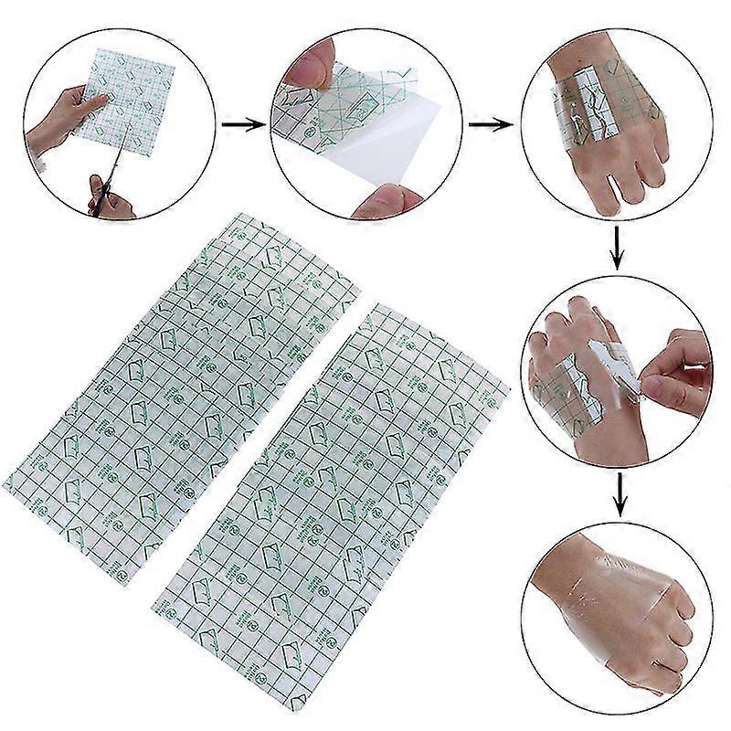 10 Waterproof Transparent Adhesive Wound Dressing Fixer Plaster Stretch Fixation