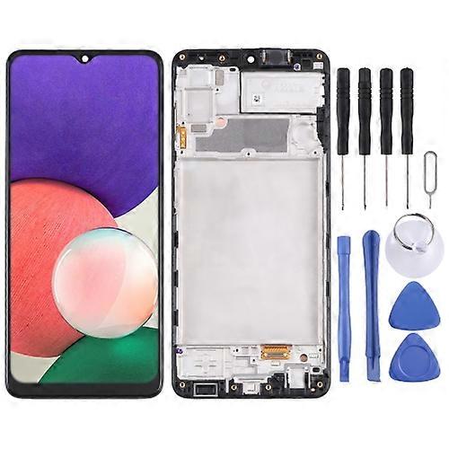 ORIG Super AMOLED LCD Screen For Samsung Galaxy A22 4G SM-A225F Digitizer Full Assembly with Frame
