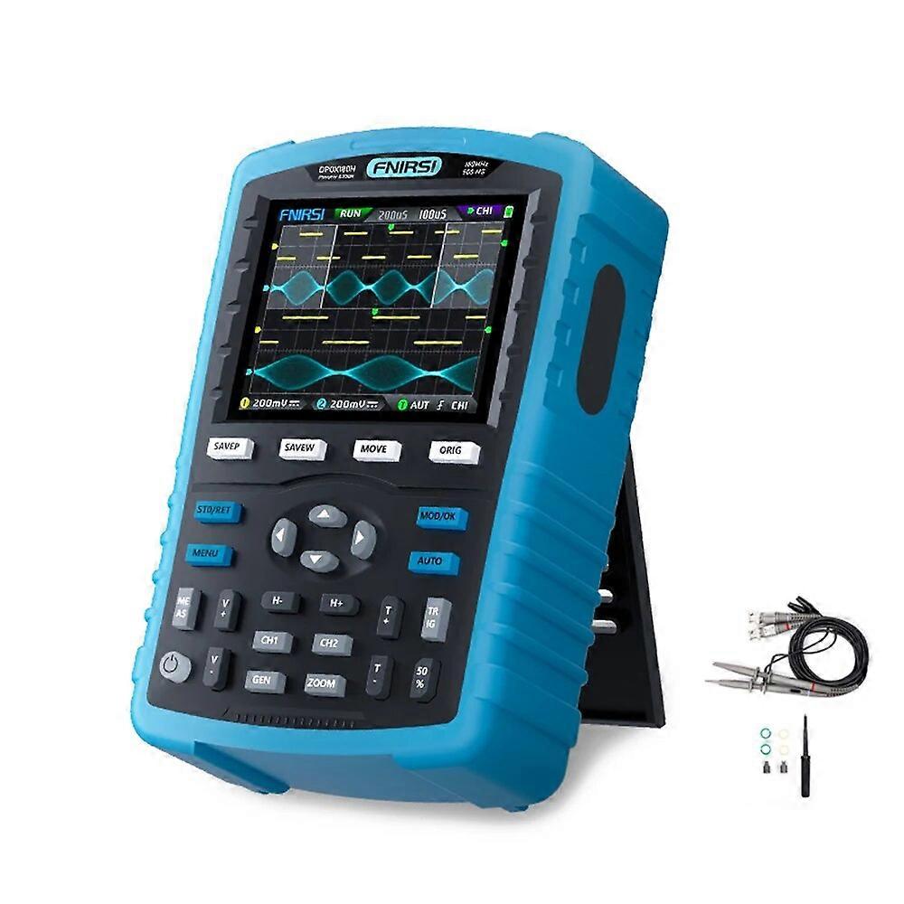 FNIRSI Digital Oscilloscope 2in1 Oscilloscope 20M Signal Generator Instrument 180MHz Bandwidth 500MA Real-time Sampling Rate