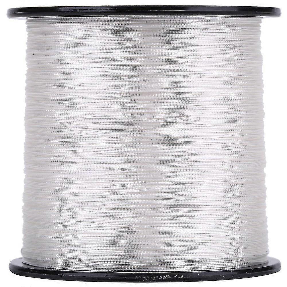 2024500m PE Tressé 4 Brins Super Forts Lignes De Pêche Multi filament Poisson Corde Cordon Blanc (1.5)