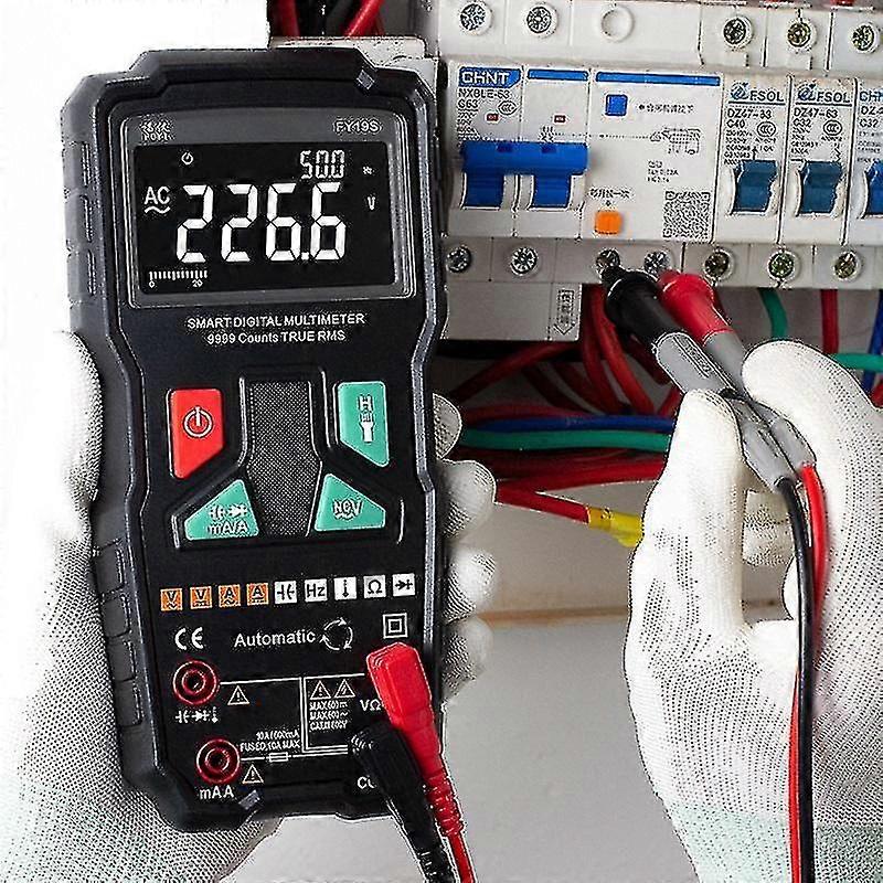 Fy19s High Speed Intelligent True Rms Digital Multimeter High Precision 10000 Counts Display Automat
