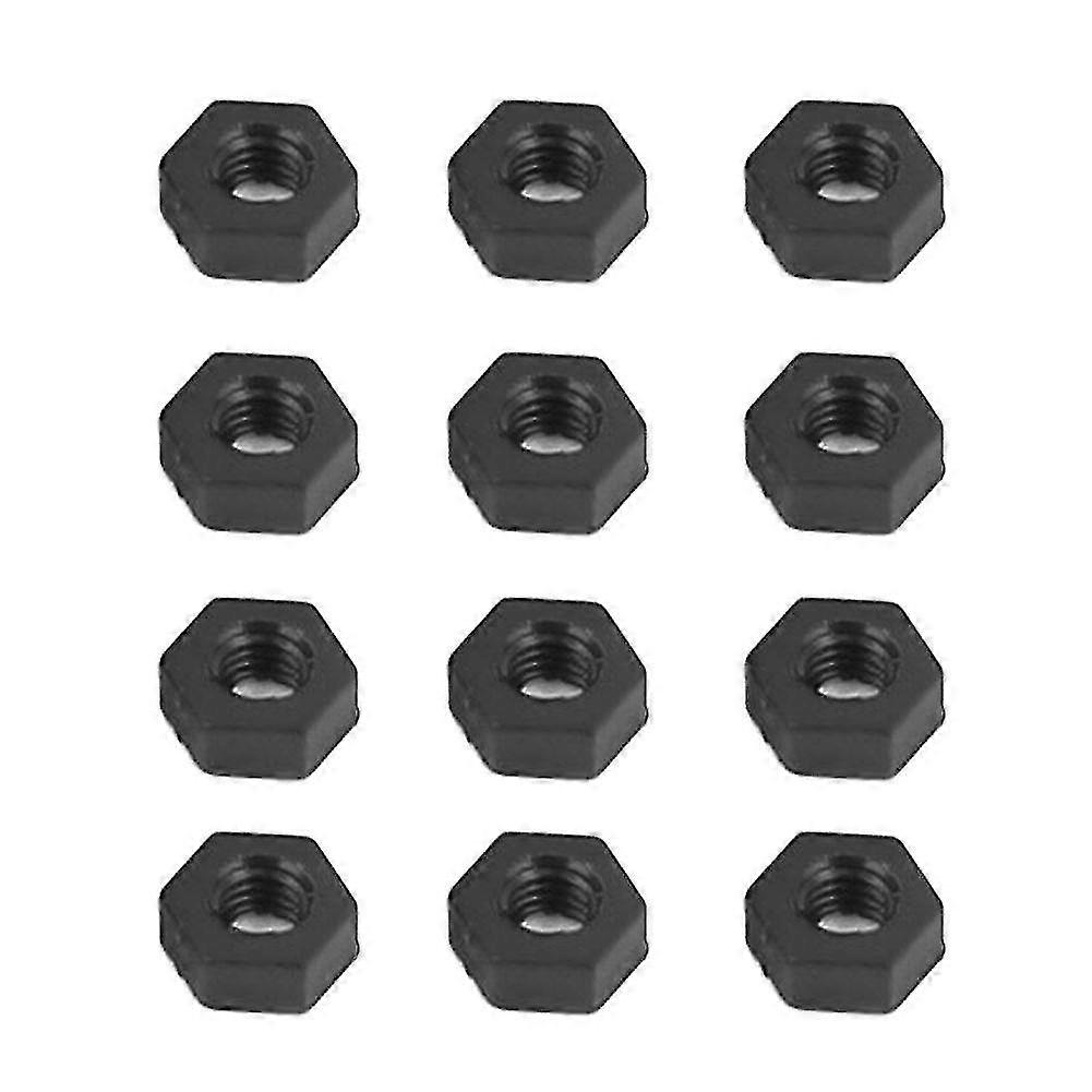 100 Pcs M3 Thread Insert Fixing Screw Nylon Nuts Hexagonal